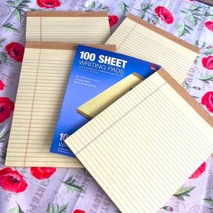 4 Writing pads